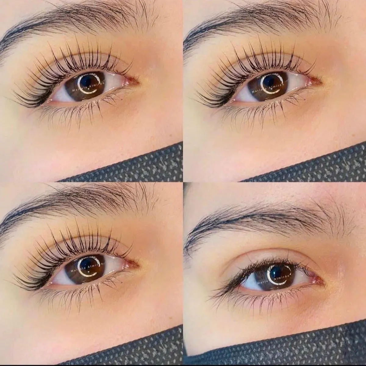 Soft hybrid lash sets on four clients