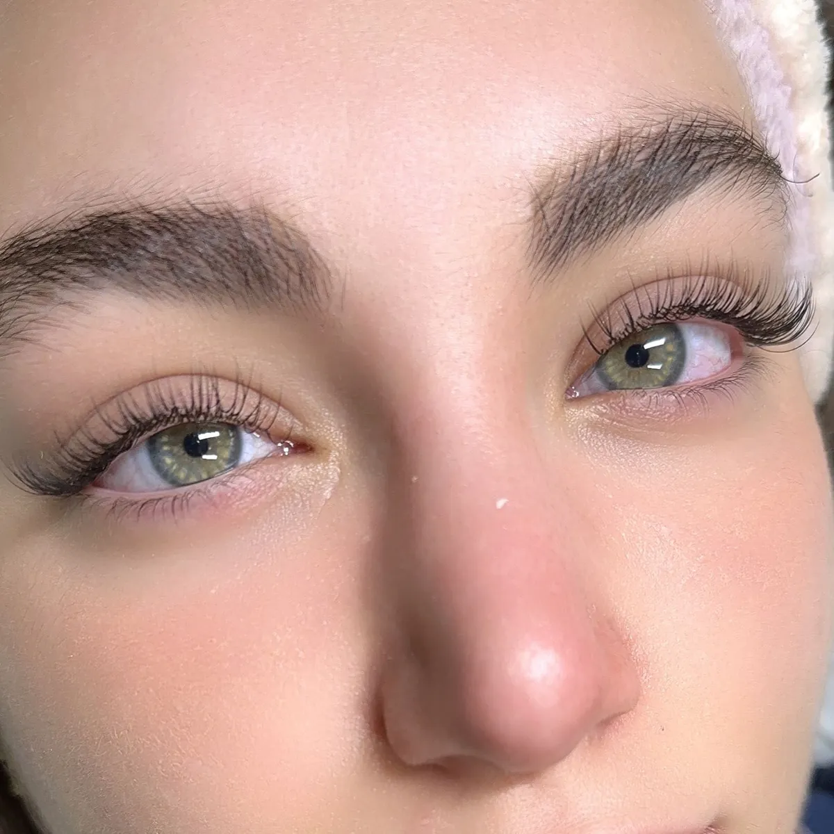 Dark, dense mega volume lash extensions